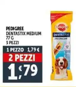 Deco Supermercati Pedigree dentastix medium 3 pezzi offerta