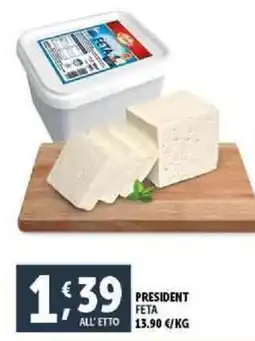 Deco Supermercati President feta offerta