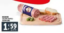 Deco Supermercati Negroni salame napoli offerta