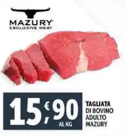 Deco Supermercati Tagliata di bovino adulto mazury offerta