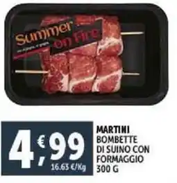 Deco Supermercati Martini bombette di suino con formaggio offerta