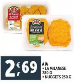 Deco Supermercati AIA la milanese-nuggets offerta