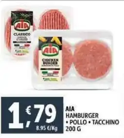 Deco Supermercati Aia hamburger pollo tacchino offerta