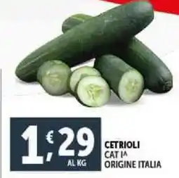 Deco Supermercati Cetrioli offerta
