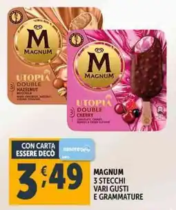Deco Supermercati Magnum 3 stecchi vari gusti e grammature offerta