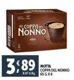 Deco Supermercati Motta coppa del nonno offerta