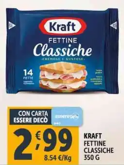 Deco Supermercati Kraft fettine classiche offerta