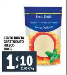 Deco Supermercati Cento bontà grattugiato fresco offerta