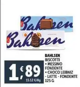 Deco Supermercati Bahlsen biscotti offerta
