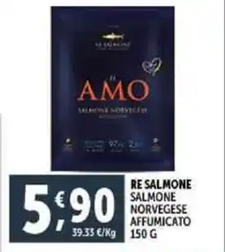 Deco Supermercati Re salmone salmone norvegese affumicato offerta