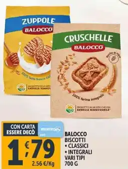 Deco Supermercati Balocco biscotti offerta