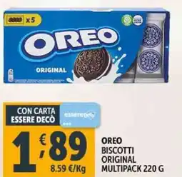 Deco Supermercati Oreo biscotti original multipack offerta