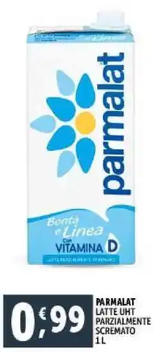 Deco Supermercati Parmalat latte uht parzialmente scremato offerta