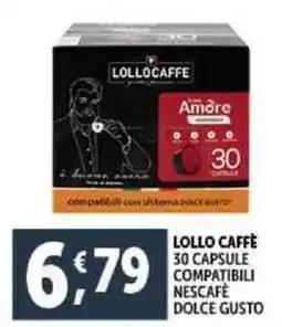 Deco Supermercati Lollo caffè 30 capsule compatibili nescafé dolce gusto offerta