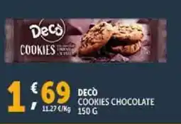 Deco Supermercati Deco cookies chocolate offerta