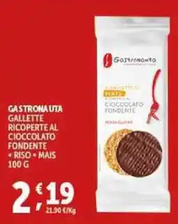 Deco Supermercati Gastronauta gallette ricoperte al cioccolato fondente offerta