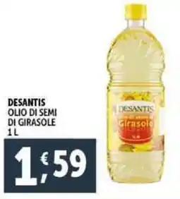 Deco Supermercati Desantis olio di semi di girasole offerta