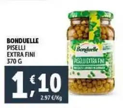 Deco Supermercati Bonduelle piselli extra fini offerta