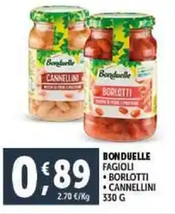 Deco Supermercati Bonduelle fagioli offerta