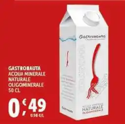 Deco Supermercati Gastronauta acqua minerale naturale oligominerale offerta