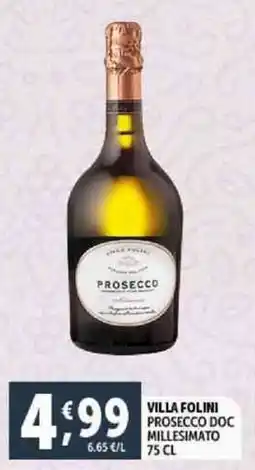 Deco Supermercati Villa folini prosecco doc millesimato offerta