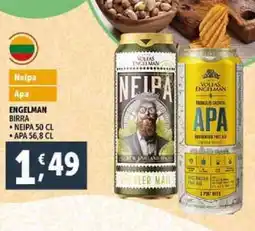 Deco Supermercati ENGELMAN Birra offerta