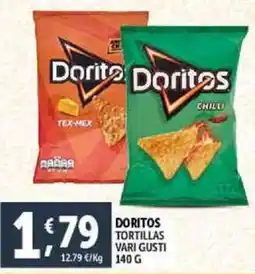 Deco Supermercati Doritos tortillas vari gusti offerta