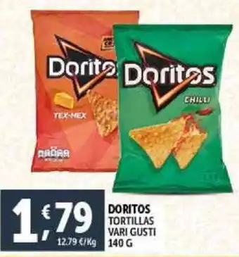 Deco Supermercati Doritos tortillas vari gusti offerta