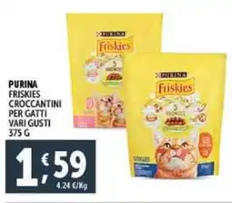 Deco Supermercati Purina friskies croccantini per gatti vari gusti offerta