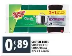 Deco Supermercati Scotch-brite strofinetto con spugna offerta