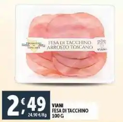 Deco Supermercati Viani fesa di tacchino offerta