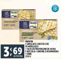 Deco Supermercati Frosta i grigliati 2 bistecche di merluzzo offerta