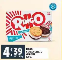 Deco Supermercati Ringo 4 snack gelato vaniglia offerta
