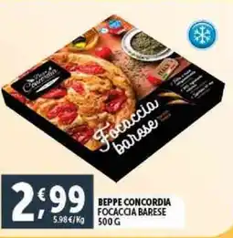 Deco Supermercati Beppe concordia focaccia barese offerta