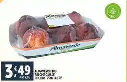 Deco Supermercati Almaverde bio pesche gialle offerta