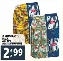 Deco Supermercati La stuzzicante snack vari tipi varie grammature offerta