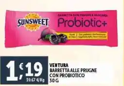 Deco Supermercati Ventura barretta alle prugne con probiotico offerta