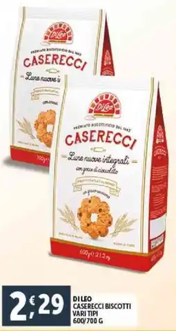 Deco Supermercati Dileo caserecci biscotti vari tipi offerta