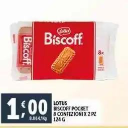Deco Supermercati Lotus biscoff pocket 8 confezioni offerta