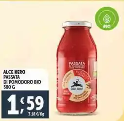 Deco Supermercati Alce nero passata di pomodoro bio offerta