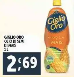 Deco Supermercati Giglio oro olio di semi di mais offerta