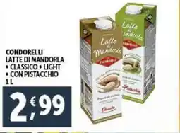 Deco Supermercati Condorelli latte di mandorla offerta