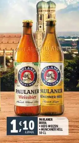 Deco Supermercati Paulaner birra offerta