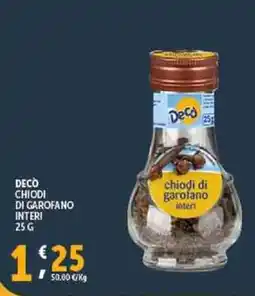 Deco Supermercati Decò chiodi di garofano interi offerta