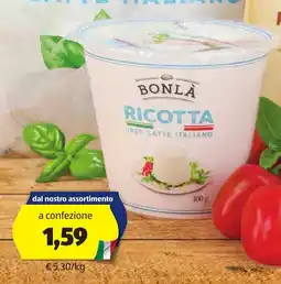 ALDI BONLÀ Ricotta offerta