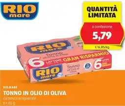 ALDI Rio mare tonno in olio di oliva offerta