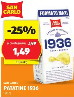 ALDI San carlo patatine 1936 offerta