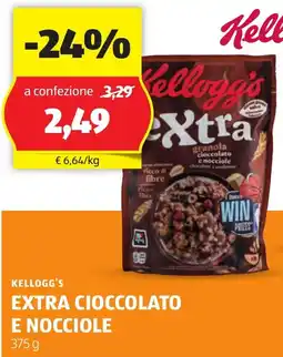 ALDI KELLOGG'S Extra cioccolato e nocciole offerta