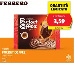 ALDI Ferrero pocket coffee offerta
