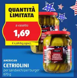 ALDI American cetriolini offerta